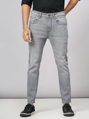 Light Grey Washed Rider Fit Jeans | JadeBlue